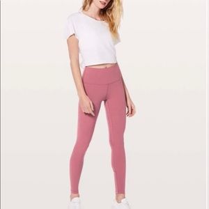 Lululemon Align leggings 28”  /  Dusty Rose